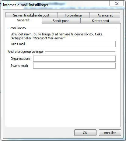 Modtag din Gmail i Outlook