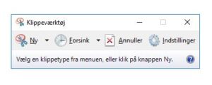 Sådan bruger du Windows klippeværktøj