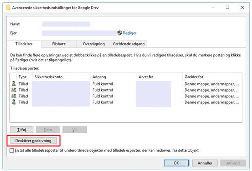 Søg i Google Drev med Windows stifinder